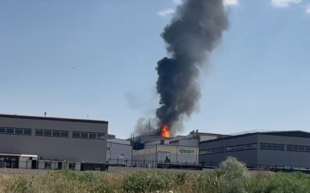 Ankara'daki fabrika yangını kontrol altında