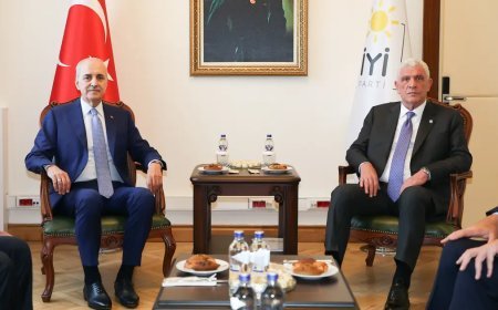 TBMM Başkanı Kurtulmuş'un süreç yasası turu sürüyor. Bugünkü ilk ziyaret İYİ Parti'ye