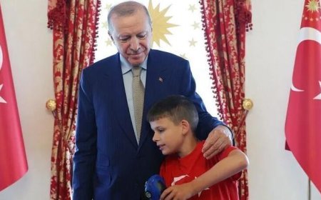 Cumhurbaşkanı Erdoğan 'Cake Not Hate' kampanyasıyla tanınan Harris'i kabul etti