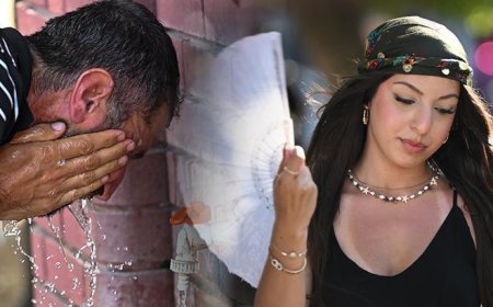 Kentte sıcaklık 49 dereceye ulaştı! Vatandaş ne yapacağını şaşırdı