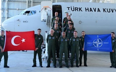 MSB duyurdu: Hava Kuvvetleri uçağından Romanya semalarında NATO görevi