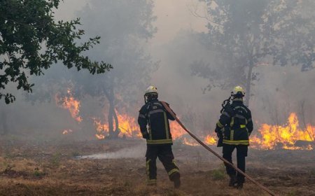 Fransa alevlerle mücadele ediyor! 140 binden fazla kişi tahliye edildi