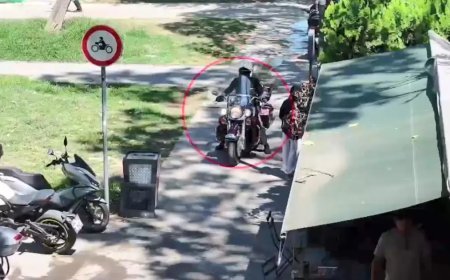Dron destekli motosiklet denetimi: 407 bin 818 lira ceza kesildi