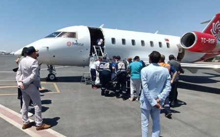 Mısır'da trafik kazası geçiren 3 Türk vatandaşı Türkiye'ye getirildi