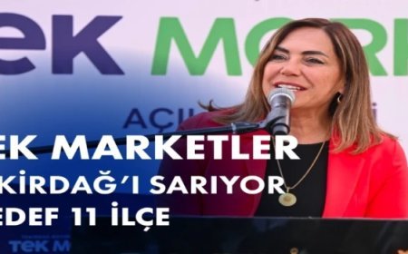 TEK MARKETLER BÜYÜYOR: HEDEF YIL SONUNA KADAR 11 İLÇE