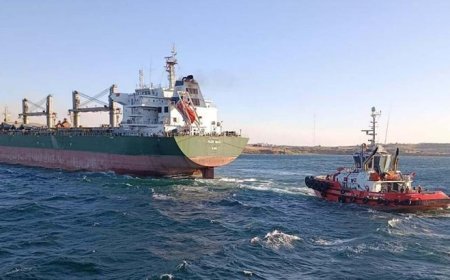 Çanakkale Boğazı'nda gemi karaya oturdu: Boğaz trafiği çift yönlü kapatıldı