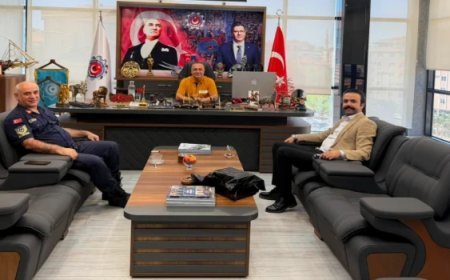 CUMHURİYET SAVCISI TATLIDEDE VE JANDARMA KOMUTANI ALPAYDIN'DAN TÜRK METAL'E ZİYARET