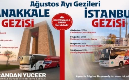 TEKİRDAĞLILAR TARİHİN İZİNDE YOLA ÇIKIYOR