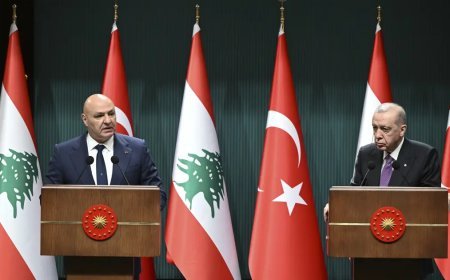 Lübnan Cumhurbaşkanı Ankara'da. Erdoğan: İsrail insanlık suçu işiyor