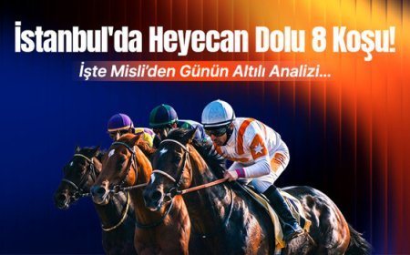 İstanbul'da Heyecan Dolu 8 Koşu! İşte Misli’den Günün Altılı Analizi…