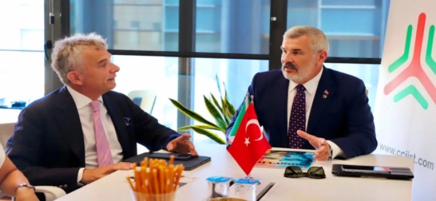 ÇERKEZKÖY TSO'DA İTALYAN TİCARET VE SANAYİ ODASI DERNEĞİ İLE ORTAK PROJELER MASAYA YATIRILDI