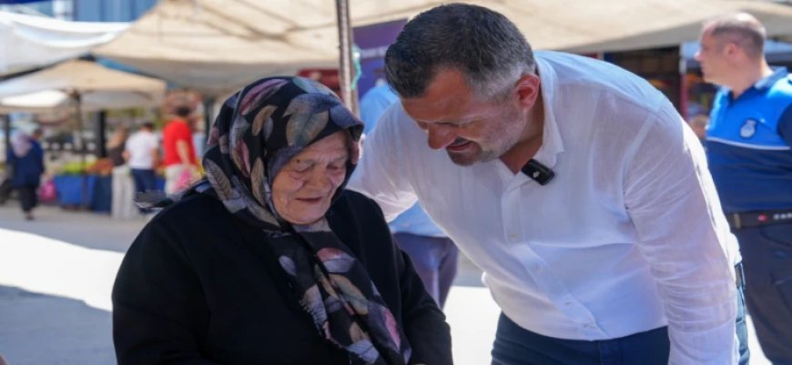 SARAY BELEDİYE BAŞKANI TAŞYASAN PAZAR ESNAFI VE VATANDAŞLARLA BULUŞTU