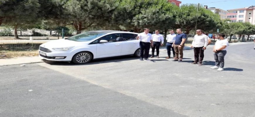 ÇERKEZKÖY'DE ÜSTYAPI ÇALIŞMALARI SÜRÜYOR: BAŞKAN AKAY SAHADA İNCELEMELERDE BULUNDU