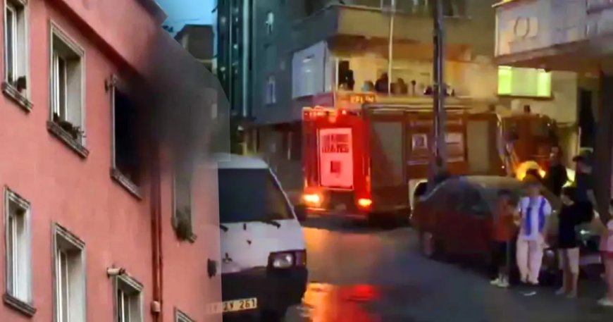 İstanbul'da dehşet: Havalandırma boşluğundan girdi, eşinin evini ateşe verdi