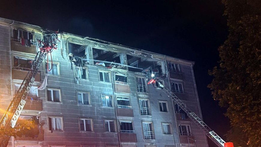 Tekirdağ'da apartman dairesinde patlama ve yangın: 2 ölü, 2 yaralı