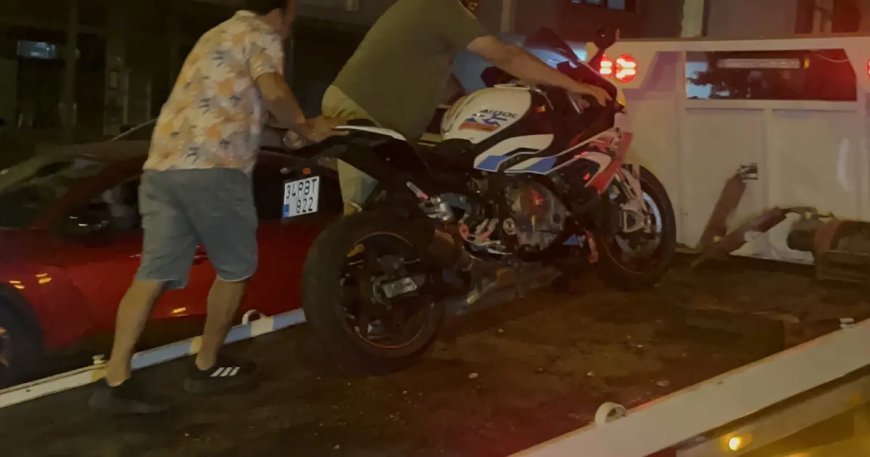 Çorlu'da akrobatik hareketler yapan motosikletliye ağır ceza
