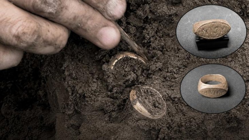 Arkeolojik kazıdan 2 bin yıl öncesine ait yüzükler çıktı