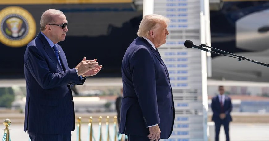 ABD Başkanı Trump'tan kendisini karşılayan Türk askerine: "Merhaba asker"