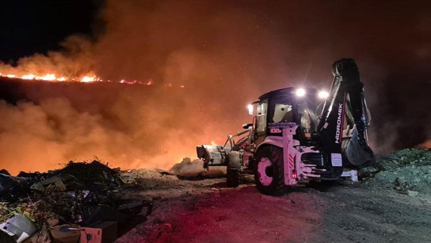 Bodrum'da makilik alan alevlere teslim oldu! Ekiplerin yoğun müdahalesi yangını söndürdü