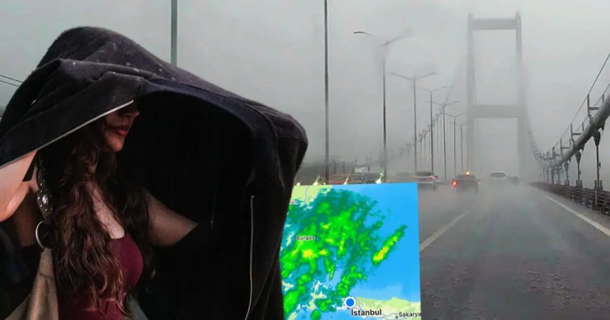 İstanbul için sel ve dolu alarmı. Balkanlardan giriş yaptı, megakent için için saat verildi