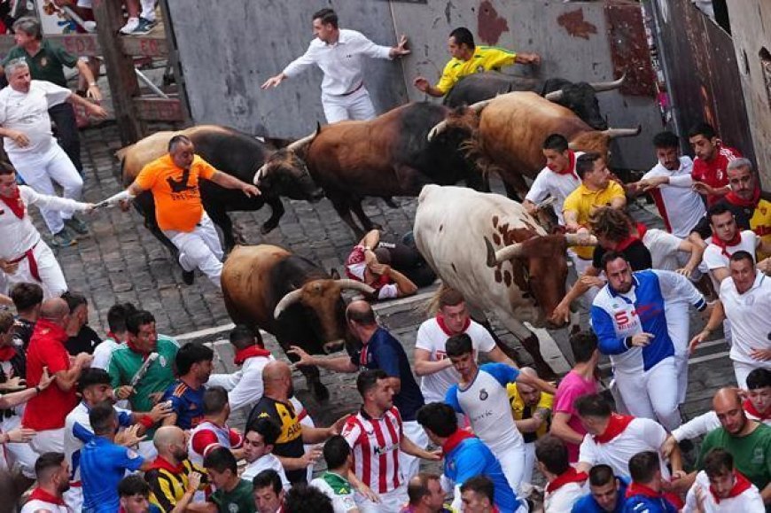 İspanya'da San Fermin faciası! Boğalar sokaklarda: En az 70 yaralı
