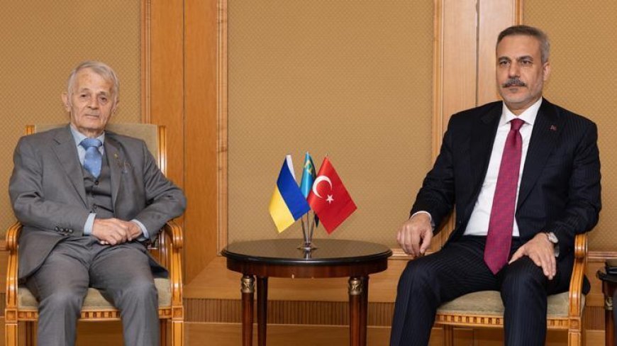 Dışişleri Bakanı Hakan Fidan, Kırım Tatarlarının Milli Lideri Kırımoğlu ile görüştü