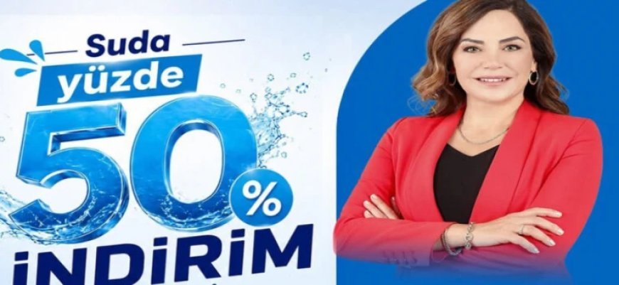 TESKİ'DE SU FATURALARINDA YÜZDE 50 İNDİRİM BAŞLADI