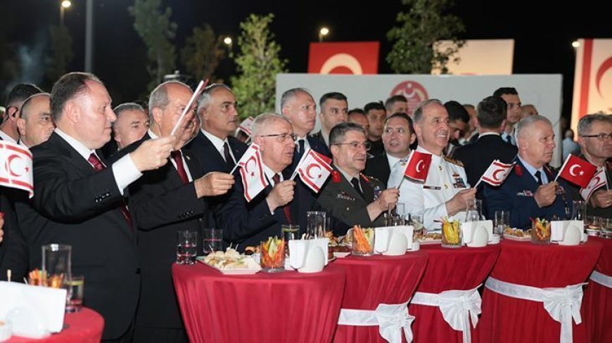 Bakan Güler, KKTC'deki resepsiyona katıldı