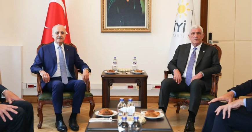 TBMM Başkanı Kurtulmuş'un süreç yasası turu sürüyor. Bugünkü ilk ziyaret İYİ Parti'ye