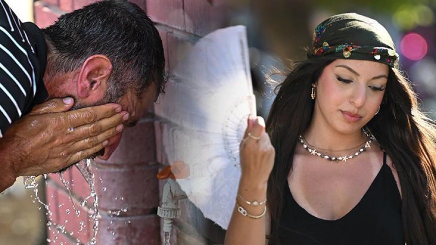 Kentte sıcaklık 49 dereceye ulaştı! Vatandaş ne yapacağını şaşırdı