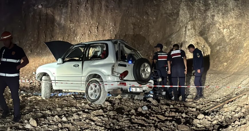 Bolu'da cip 15 metrelik uçurumdan uçtu. 2 kişi hayatını kaybetti, 1 yaralı