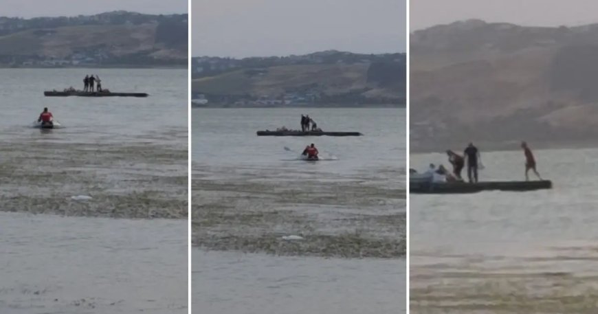 Fırtınada korku dolu an. Balıkçıları izindeki itfaiye amiri kurtardı