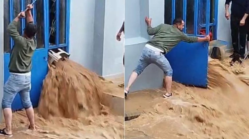Kastamonu şiddetli sağanak hayatı felç etti! Cide'de sel suları 1 metreyi buldu, çok sayıda ev ve iş yerini su bastı