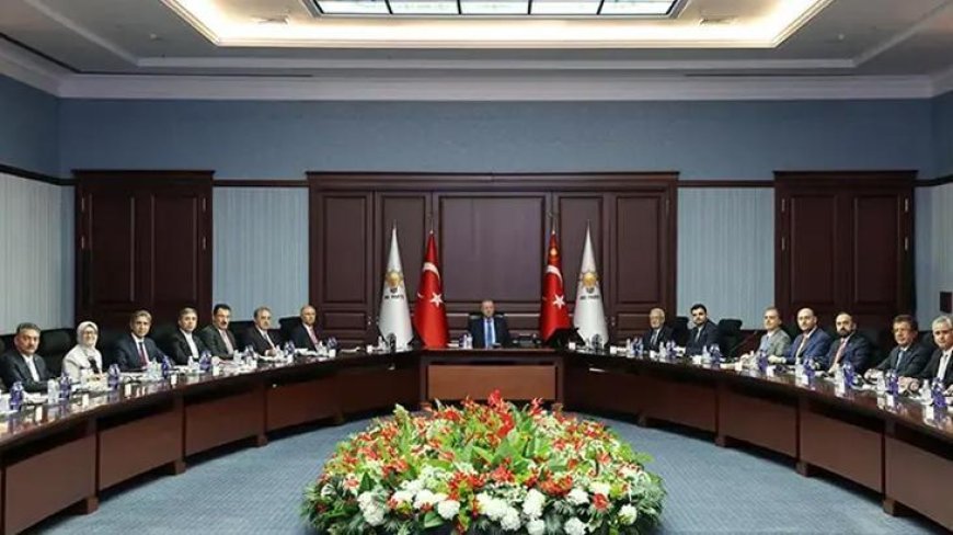Erdoğan başkanlığındaki AK Parti MYK toplantısı sona erdi