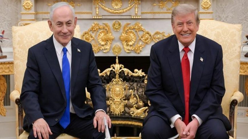 Trump, Netanyahu ile Beyaz Saray'da görüştü