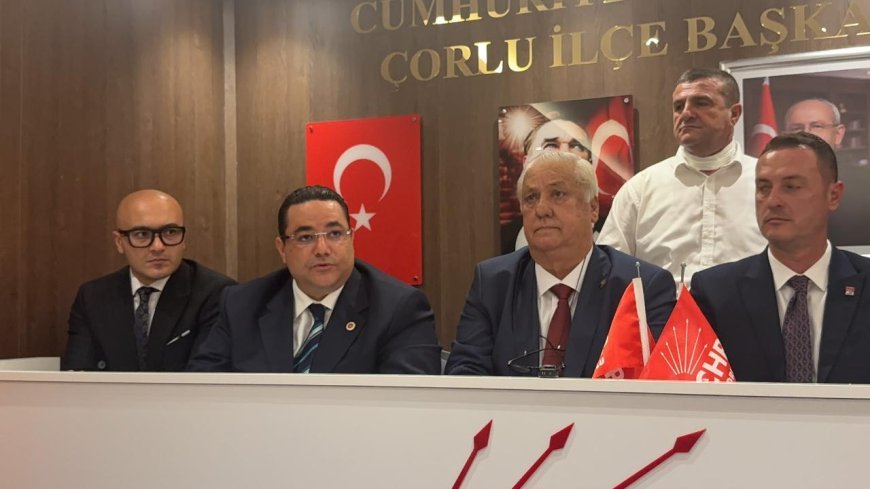 CHP Tekirdağ İl Başkanı Kaplan, “Tekirdağ’da 9-10 Bin İstifa Var”