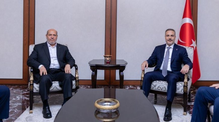 Dışişleri Bakanı Hakan Fidan, Hamas Siyasi Büro Başkanı Hayye'yi kabul etti