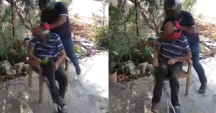 İntikam için yıllar sonra geldi. Yaşlı adamın boynunu kırmaya çalıştı