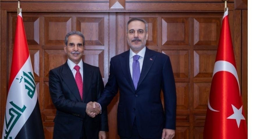 Dışişleri Bakanı Hakan Fidan, Irak Yüksek Yargı Konseyi Başkanı Zeydan ile Ankara'da görüştü