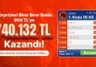 Sürprizleri birer birer buldu 900 tl’ye 740.132 tl kazandı! İşte Misli’de günün kazanan altılısı…