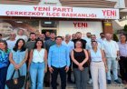 YENİ PARTİ ÇERKEZKÖY’DE İLK TOPLANTI GERÇEKLEŞTİRİLDİ