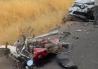 Otomobille çarpışan motosikletteki iki kişi hayatını kaybetti