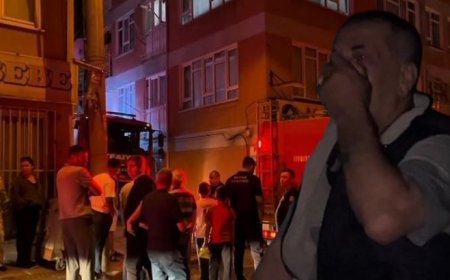 Acılı babanın feryatları mahalleyi inletti! Yürüyemeyen oğlunu yangından kurtaramadı