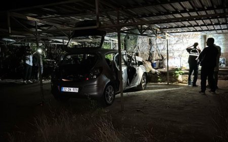 Site otoparkında gece yarısı patlama! 2 genç hastanelik oldu