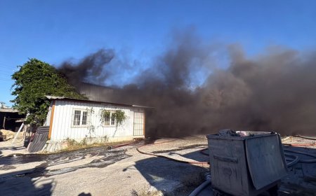 Tekirdağ’da çıkan yangında iki iş yeri kullanılamaz hale geldi