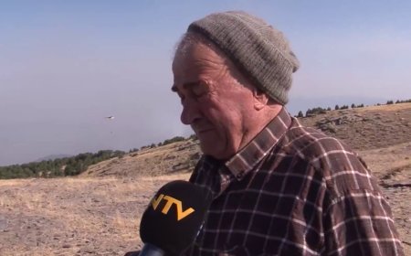 Yangını gözyaşları içinde izlediler