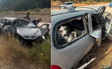 Kontrolden çıkan otomobil takla attı: Karı koca hayatını kaybetti