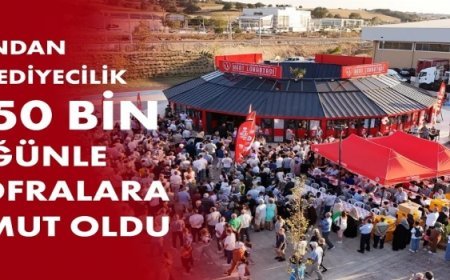 TEKİRDAĞ KENT LOKANTALARINDA 250 BİN ÖĞÜN SINIRI AŞILDI