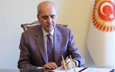 TBMM Başkanı Kurtulmuş, 'Terörsüz Türkiye' teklifini imzaladı