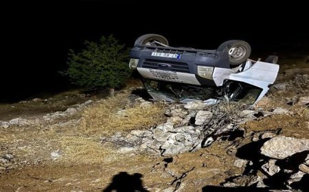 Batman’da feci kaza! Minibüs şarampole uçtu: 5 yaralı